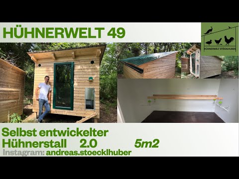 Hühnerwelt 49 Premium 5m2 Hühnerstall 2.0 - Alle Details
