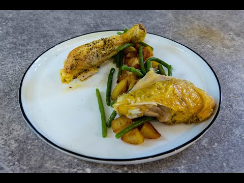 Poulet rôti aux herbes et ses légumes rissolés - PRESERVER LES DEFENSES IMMUNITAIRES