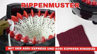 Rib pattern on the circular knitting machine: Here's how! 🧶