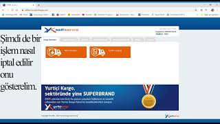 Yurtiçi Kargo Self Servis 1  I Kapıda Ödeme I Online İşlemler I