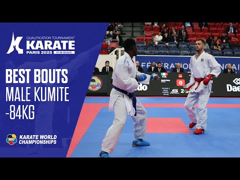 Best KARATE Bouts of Paris Qualification Tournament: MALE KUMITE -84KG | WORLD KARATE FEDERATION