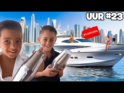 ZE MOGEN VOOR 1 DAG WERKEN OP EEN MEGA YACHT IN DUBAI! | #875