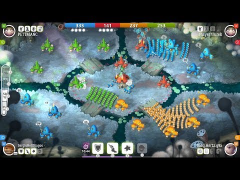 INSANE 4P RANKED MULTIPLAYER - Mushroom Wars 2 (4K Gameplay)