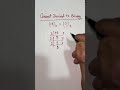 Decimal To Binary Conversion L Maths Tricks Math Mathtricks