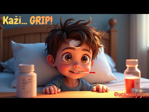 Učimo reči #prehlada #grip #deca #decijepesme #dječjepjesme #djeca #dedamraz #sneskobelic #caj