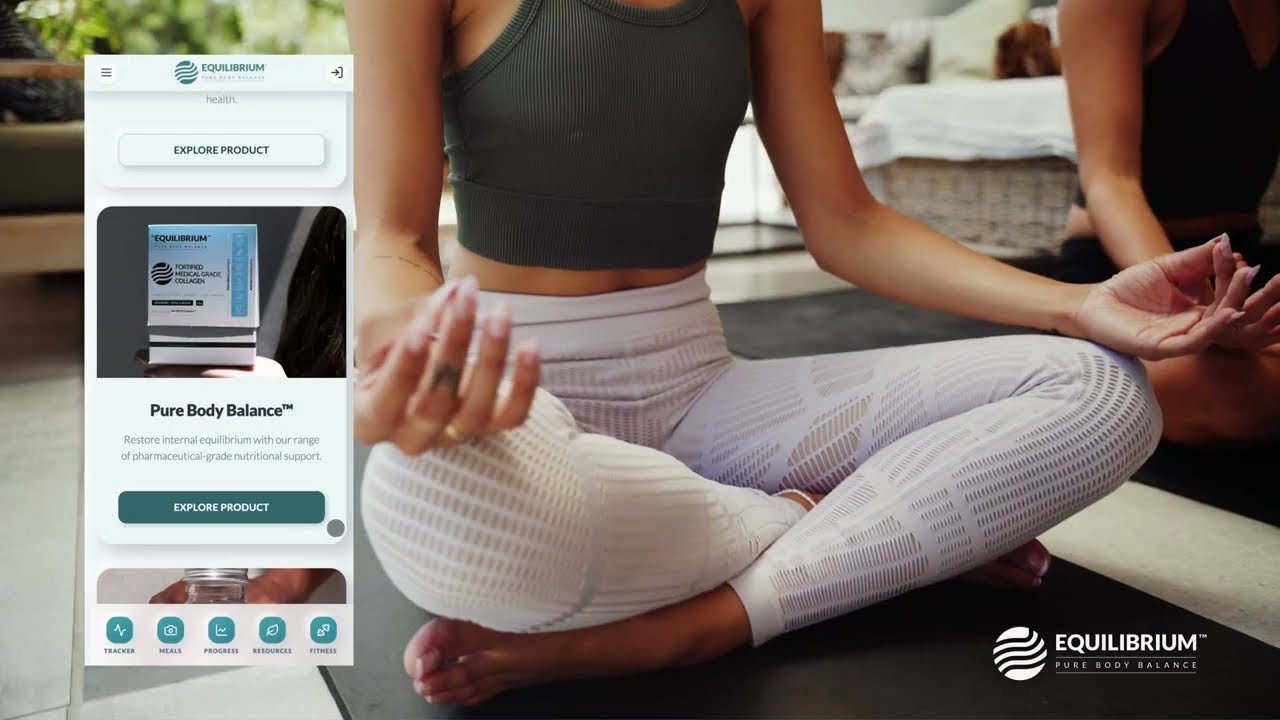 Equilibrium Healthcare app walkthrough video thumbnail