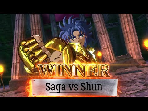 Saint Seiya: Soldiers Soul - Saga vs Virgo Shun (3 Round)