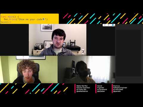 Show me your code with Dan and Walter about OpenTelemetry JS