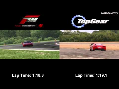 Forza Motorsport 4 vs Top Gear - Ferrari 458 Italia