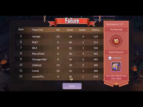 Laplace M SEA S1 - GUILD WAR GARUDA | TOP GUILD S1 PART 2