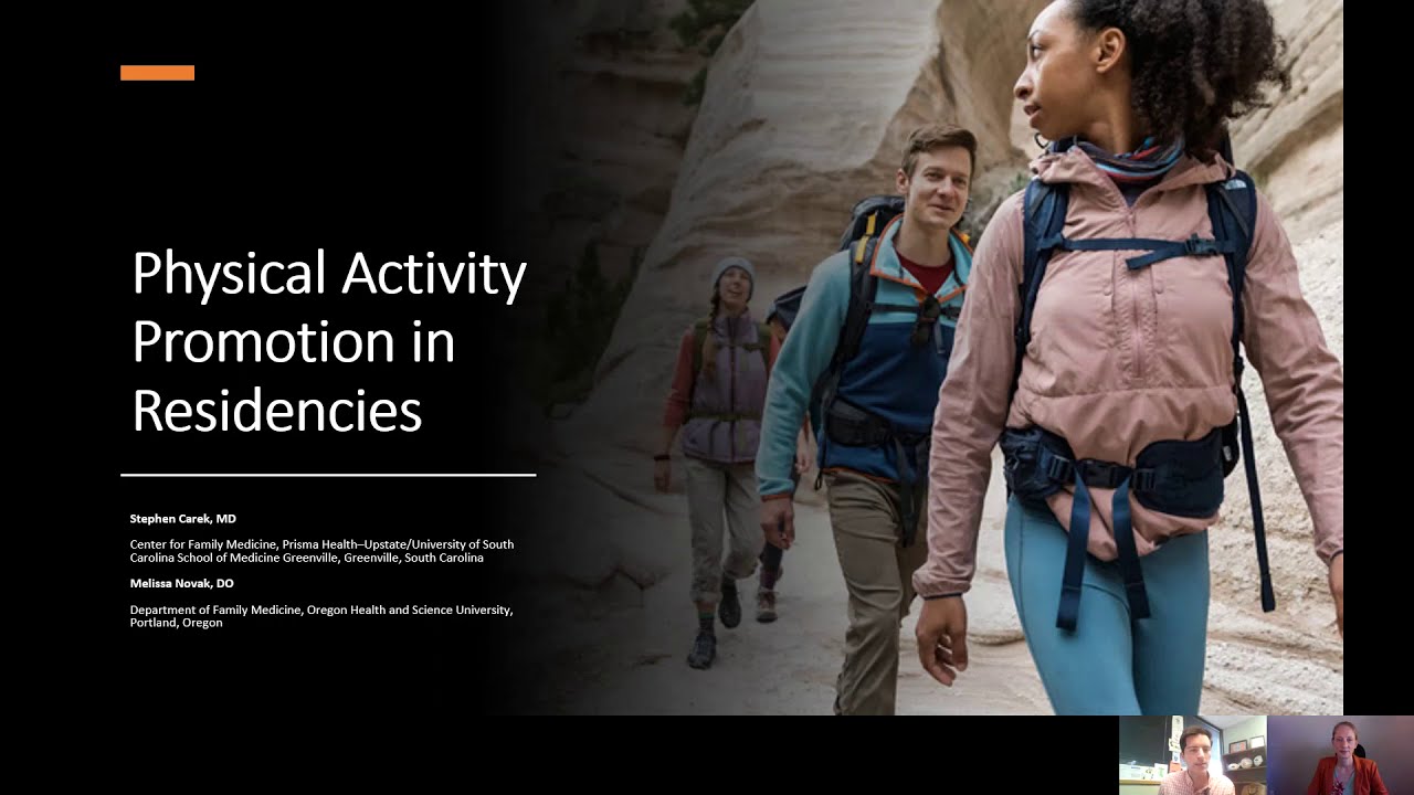 Physical Activity Promotion in Residencies | 2021 AMSSM CRN Research Summit Living Library