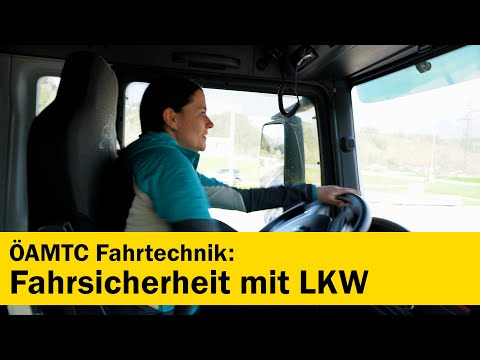 Truck driving safety | ÖAMTC driving technique