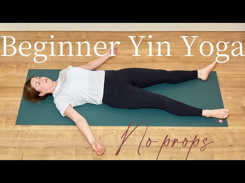 35-min Beginner Yin Yoga Class | NO PROPS