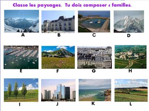 QLM : Les types de paysages