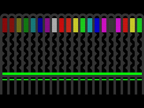 Mix and Separate 3 - The Team Marble Race in Algodoo