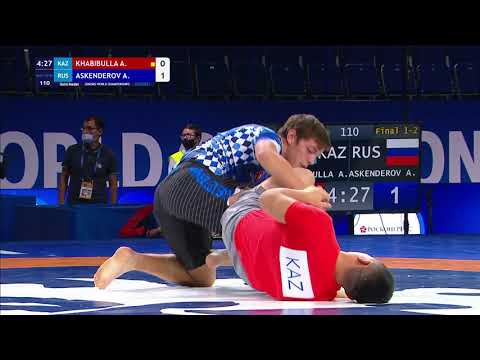 GOLD Men's GP No-Gi - 85 kg: A. KHABIBULLA (KAZ) v. A. ASKENDEROV (RUS)