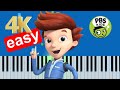 Night Of A Bazillion Stars Slow Easy Medium Piano Tutorial 4K