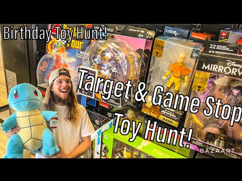 BLAZE’S BIRTHDAY TOY HUNT | Target & Game Stop | Star Wars Black Series, McFarlane & Marvel Legends!