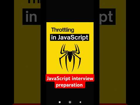 JavaScript Throttling Explained with Example | Boost Performance in 30 Seconds! #shorts #quickjs