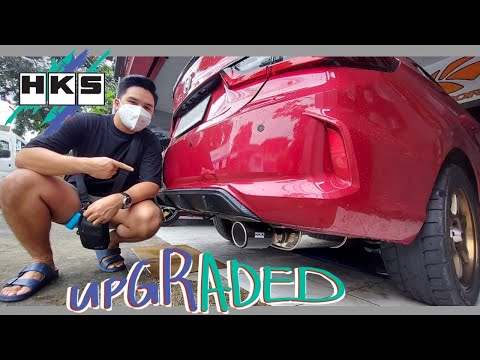 HKS Legal Chambered Muffler upgrade on my Honda City GN 2022