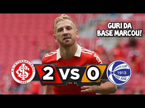 Internacional 2 x 0 São José - Gols - Gaúchão 2023