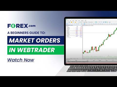 A Beginner's Guide to Market Orders in WebTrader | FOREX.com
