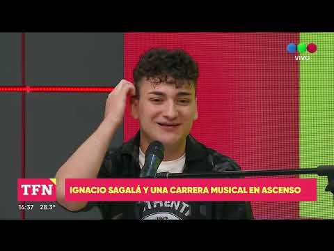La Voz Argentina: Ignacio Sagala, en el living de Telefe Noticias