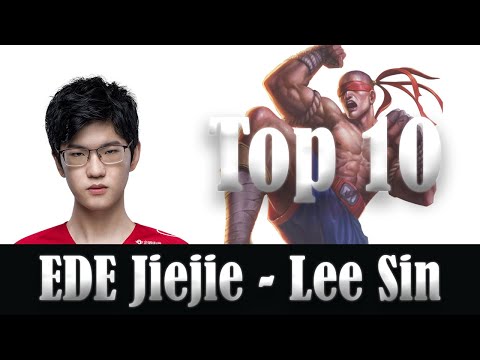 EDG Jiejie (Lee Sin Jungle) Top Plays - EDG vs eStar, LPL 2020 Summer Week 10 Highlights