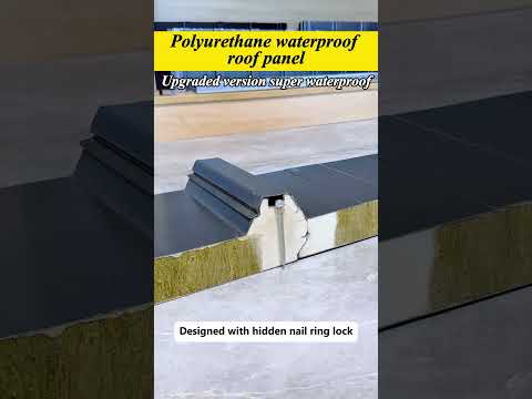 New waterproof roof panel!