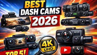 Top 5 Best Dash Cams 2026 🚗 | 4K Front & Rear, Night Vision & Parking Mode