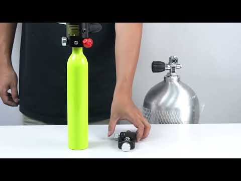 0.5L mini scuba tank Assembly Video from DEDEPU