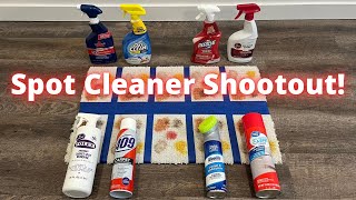 What stain remover is the best? Testing 8 of the top carpet