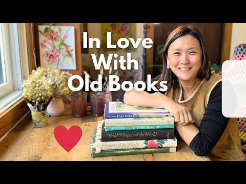 The Best Vintage Floral Books Tour (and paintings I created from them)