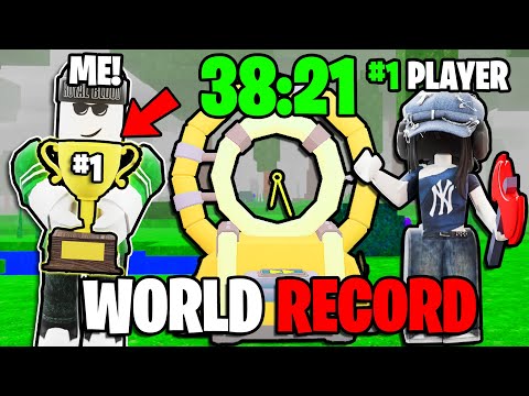 I Broke The WORLD RECORD For FASTEST TIME In 99 Nights In The Forest!