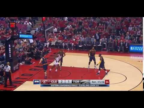 DeMarre Carroll SINKS the 3-Pointer | RAPTORS vs CAVS | GAME 3 | 2016 EAST FINALS