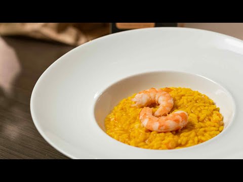 Ciak si cucina con AMC - Risotto in 1 MINUTO con zafferano e bisque di gamberi