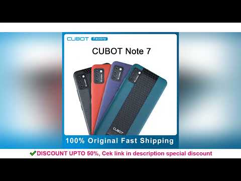 REVIEW CUBOT Note 7 4G Smartphone 13MP Rear Triple Camera 5.5“ Small Cheap Cell Phone Android 10.0 P