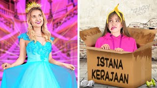 Download lagu RICH DAUGHTER OR POOR DAUGHTER? || Rich Student And Poor Student Funny Situations by 123 GO! GOLD mp3