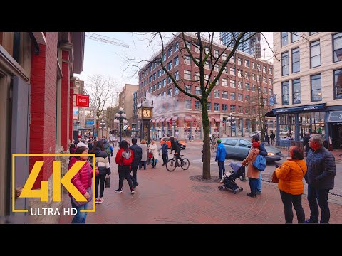 4K Virtual Walking Tour through Downtown Vancouver, Canada - Part #2 - City Walks