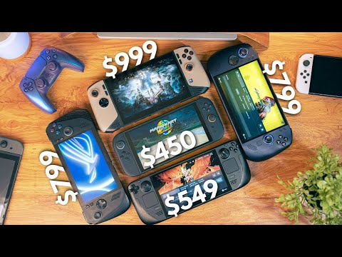 I Bought $4000 worth of Handhelds so YOU don't have to: Switch 2 vs Steamdeck, Legion Go S, Ally X 💵