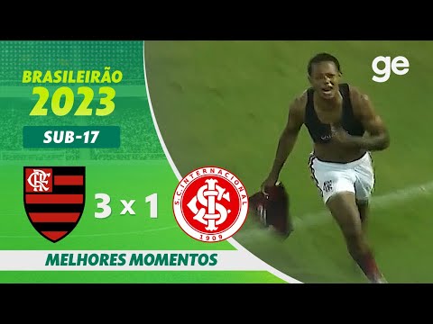 FLAMENGO 3 X 1 INTERNACIONAL | MELHORES MOMENTOS | BRASILEIRÃO SUB-17 | ge.globo