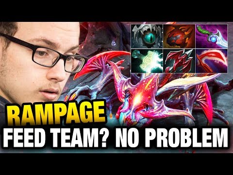 How He Can Win This Game - Miracle RAMPAGE [Weaver] Dota 2