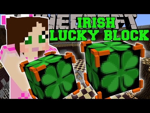 Minecraft: IRISH LUCKY BLOCK (AMAZING NEW CRAZY BLOCK!) Mod Showcase
