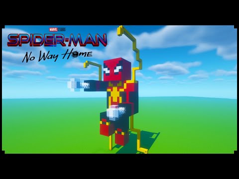 TSMC - Minecraft - Minecraft Tutorial: How To Make A Spiderman Statue "Spider-Man: No Way Home"