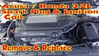 Acura / Acura Tune Up. Change spark Plugs / Coil P0300 P0301 P0302 P0303 P0304 P0305 Fix