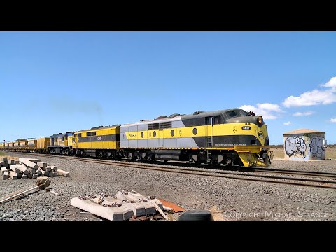 6M42V SSR / ARTC Ballast Train With GM27, GM10 & 4532 (5/11/2023) - PoathTV Australian Railways