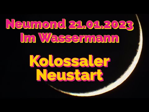 Neumond 21. Januar 2023 im Wassermann, alle Planeten direktläufig, eine neue Freiheit erwacht!