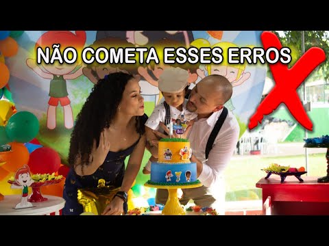 NÃO FAÇA ISSO! ERROS QUE COMETI NO ANIVERSÁRIO DE 1 ANO DO MEU FILHO