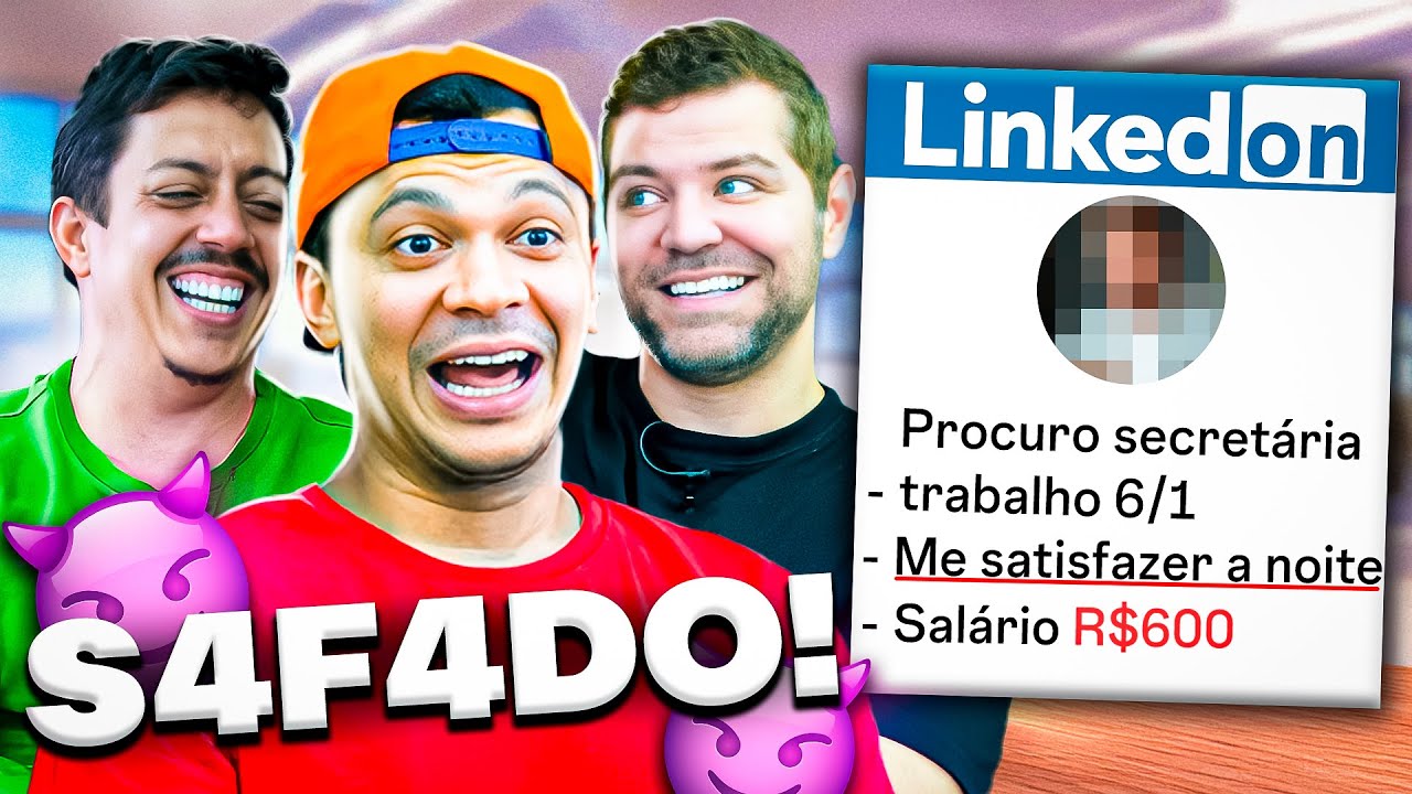 PERDERAM A NOÇÃO NAS VAGAS DE EMPREGO 🤣 (ft. Renato Albani & Victor Sarro)