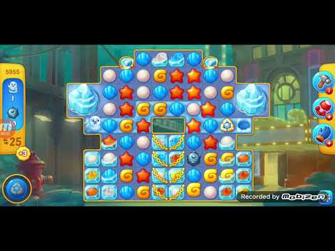 fishdom gameplay / level 5955 / It is like the ads? / thank you